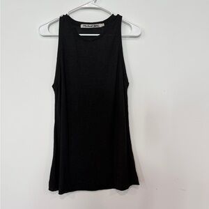 Michael Stars Brooklyn Jersey Black crew neck Tank Top